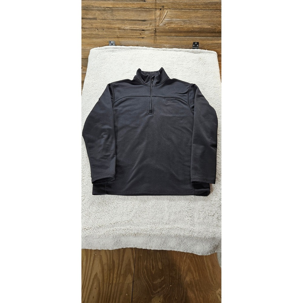 Timberland PRO Size M Men Black Quarter Zip Pullover Textured Performance‎ Shirt